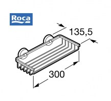 CONTENEDOR DUCHA TWIN ROCA